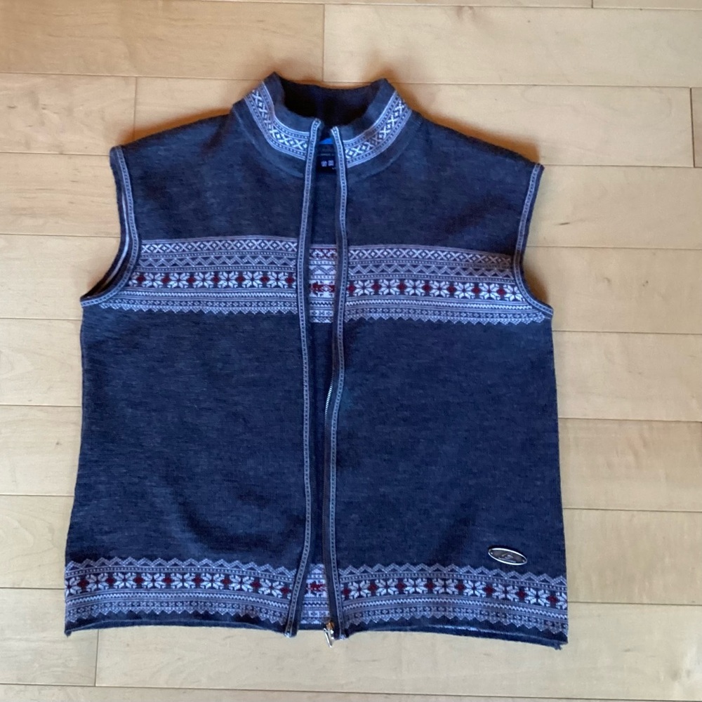Blue Mountain Wool Vest.